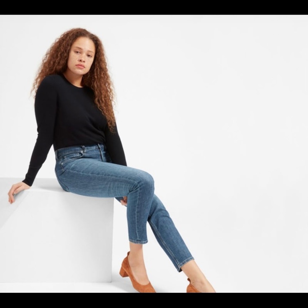 Everlane high rise skinny jeans